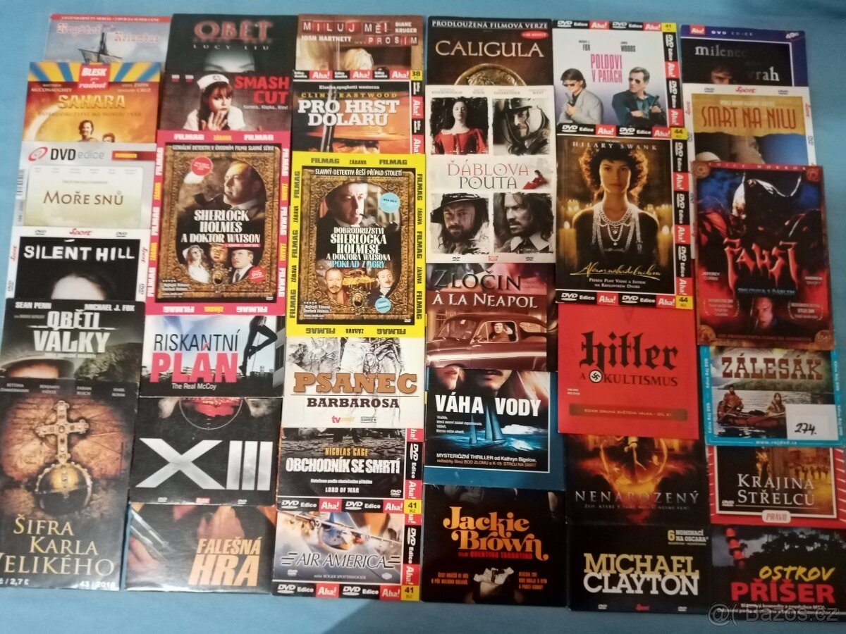 Stovky orig.DVD v pošetkách od 9 Kč - 15