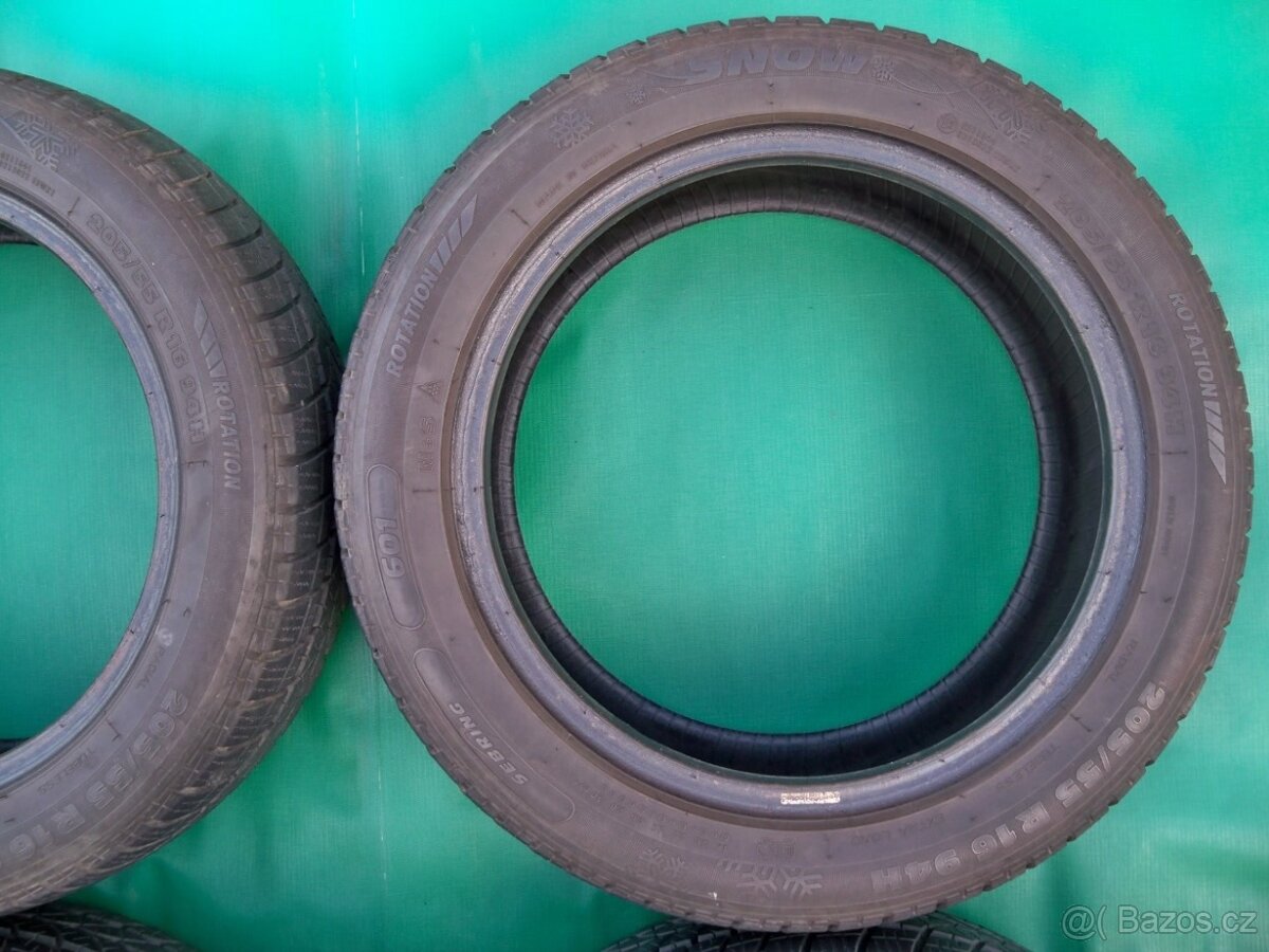 4x 205/55R16 94H zimní pneu Sebring Snow 6/7MM:Cena za sadu - 15