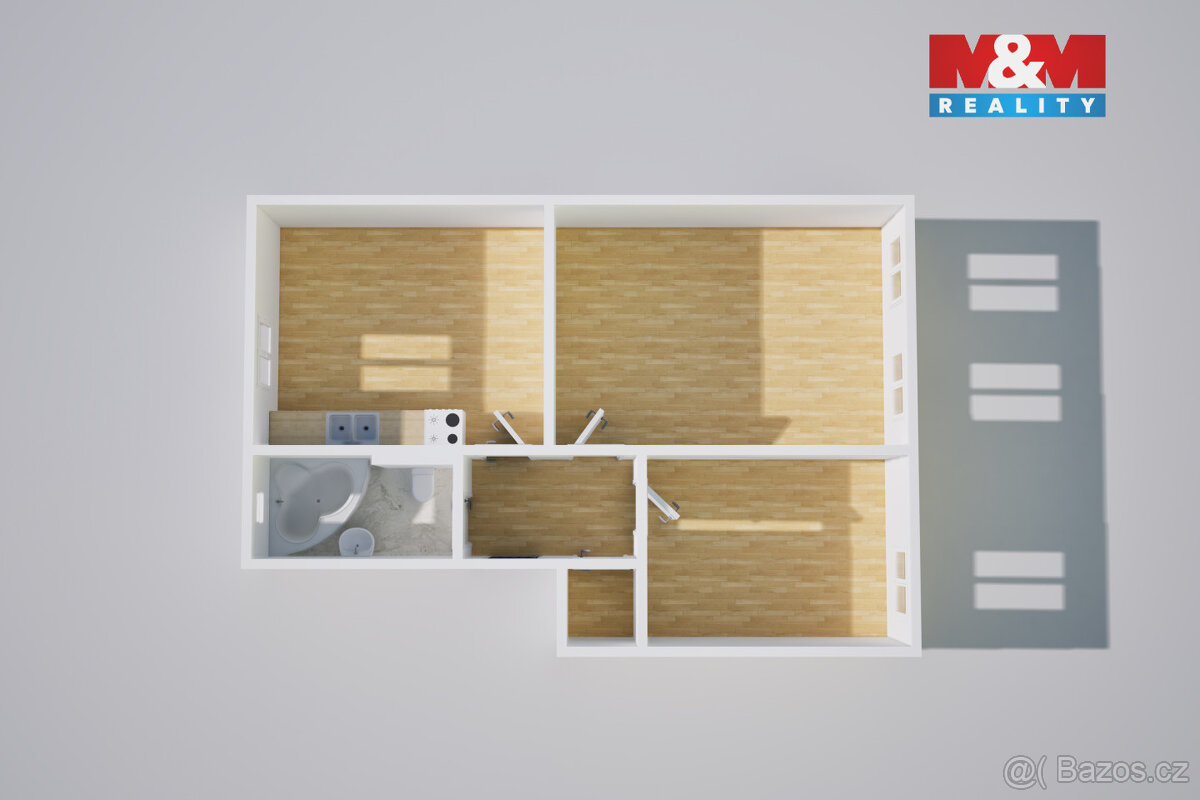 Prodej bytu 2+1, 73 m², Ústí nad Labem, ul. Ve Smyčce - 15