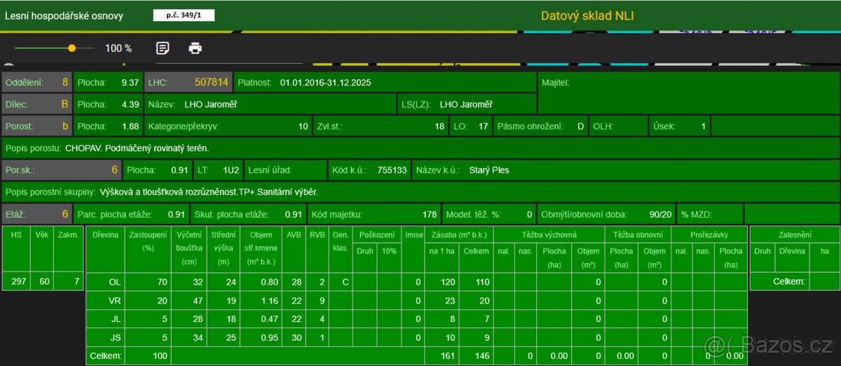 Prodám pozemky v k.ú. Starý Ples - 15