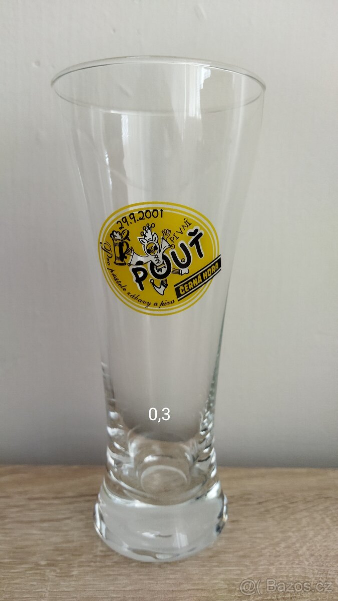 Pivní sklenice 0,3 l - 15