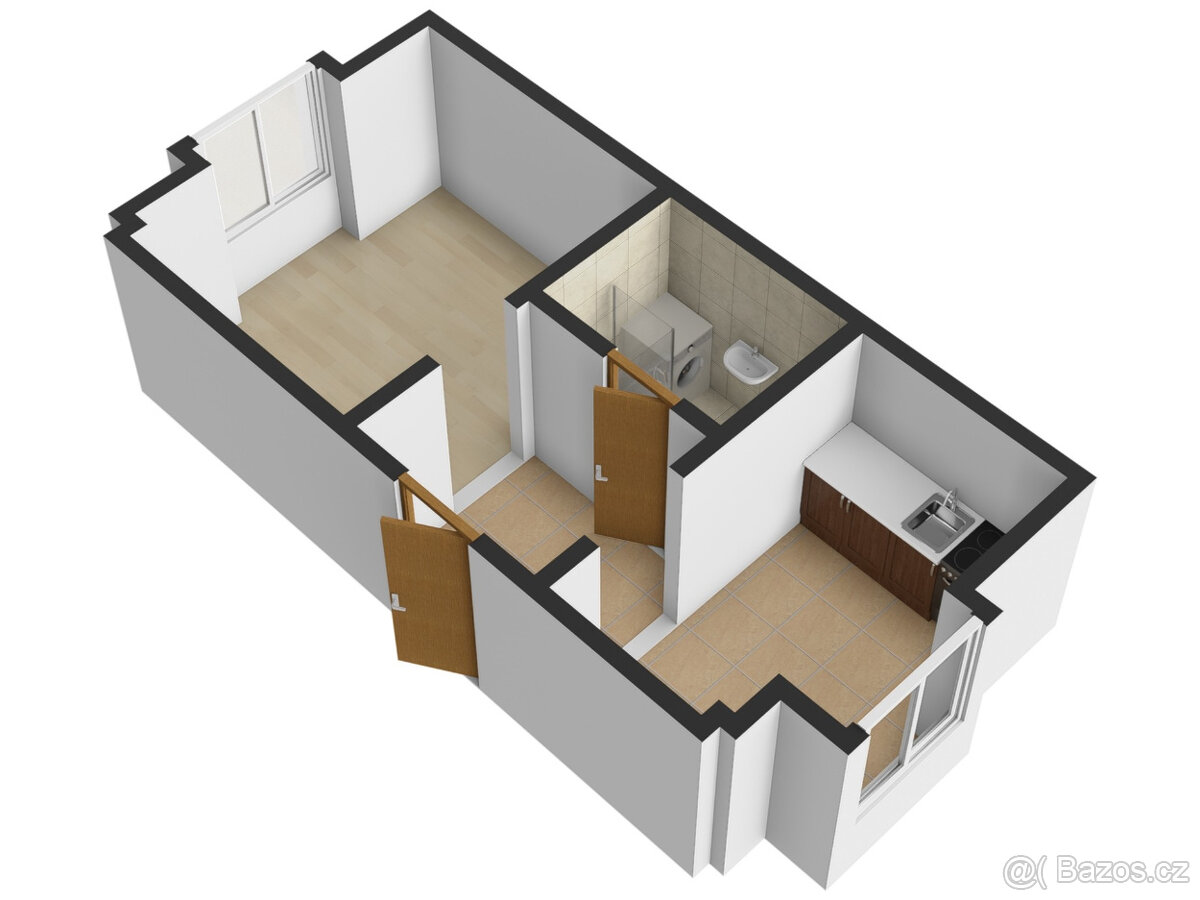 Prodej bytu 1+1 v osobním vlastnictví 24 m², Jeseník - 15