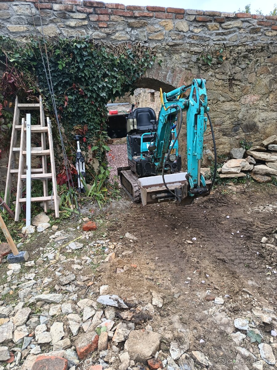 výkopové práce minibagrem znojmo - 15