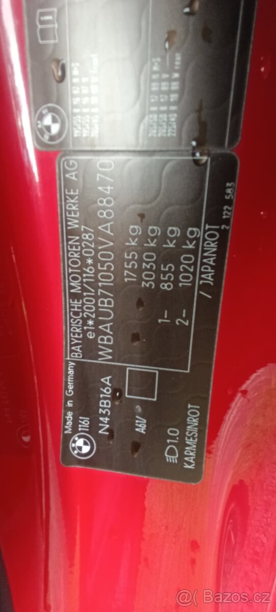 BMW e81 116i , r.v. 2008 - 15