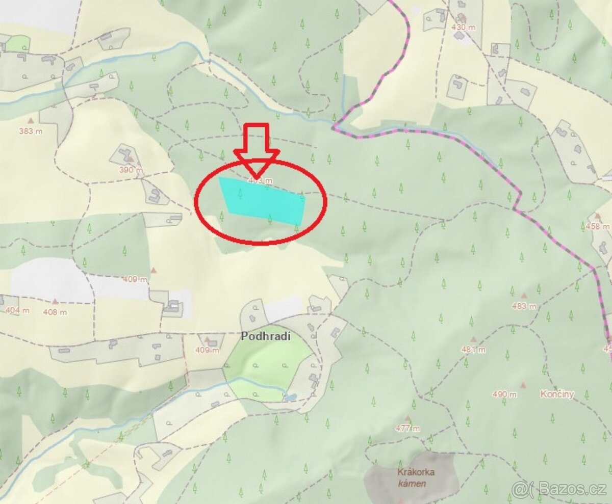 Prodej lesního pozemku k.ú. Havlovice - 15