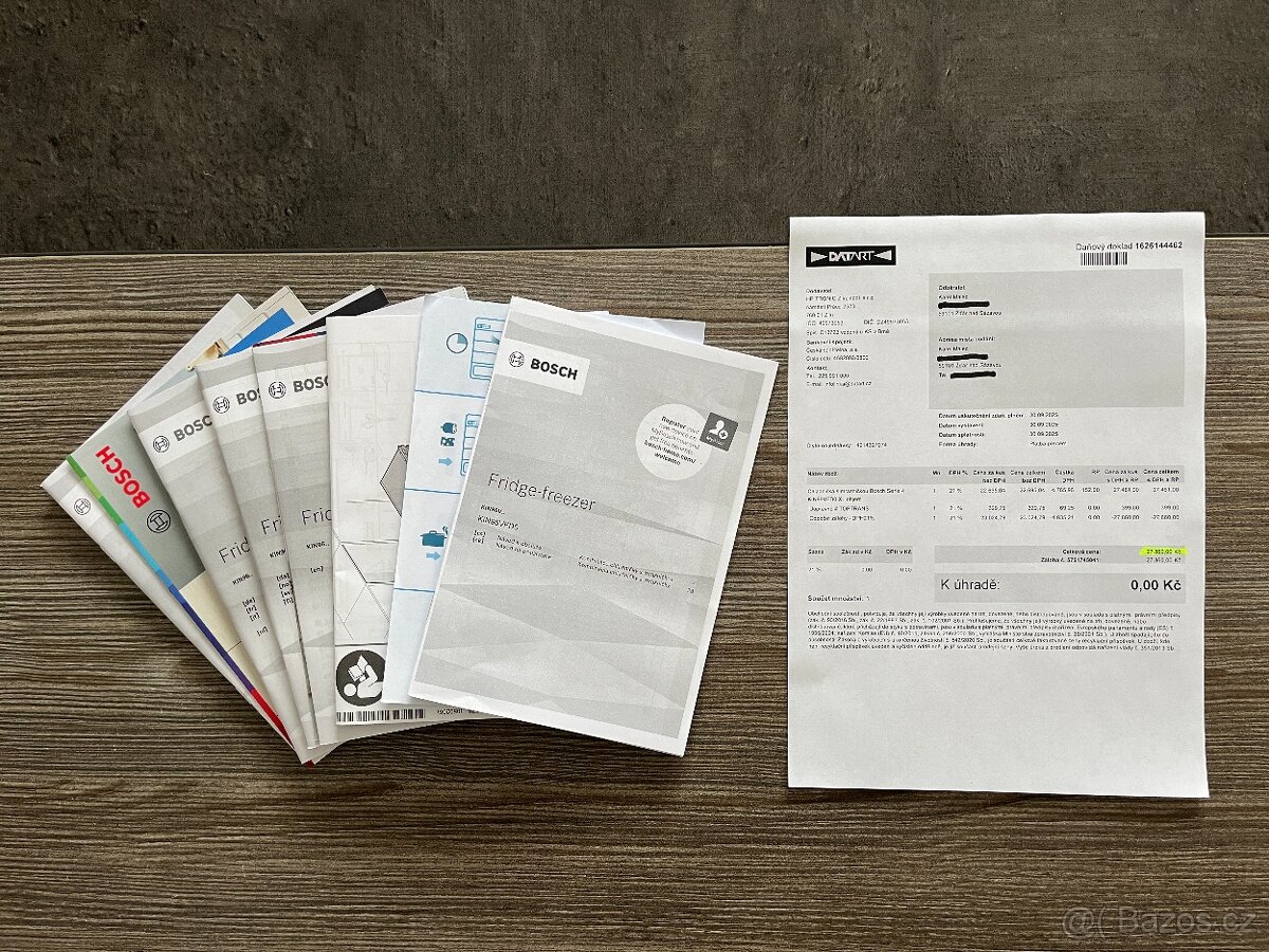 Vestavná lednice Bosch Serie 4 KIN96VFD0 / NoFrost / nová - 15