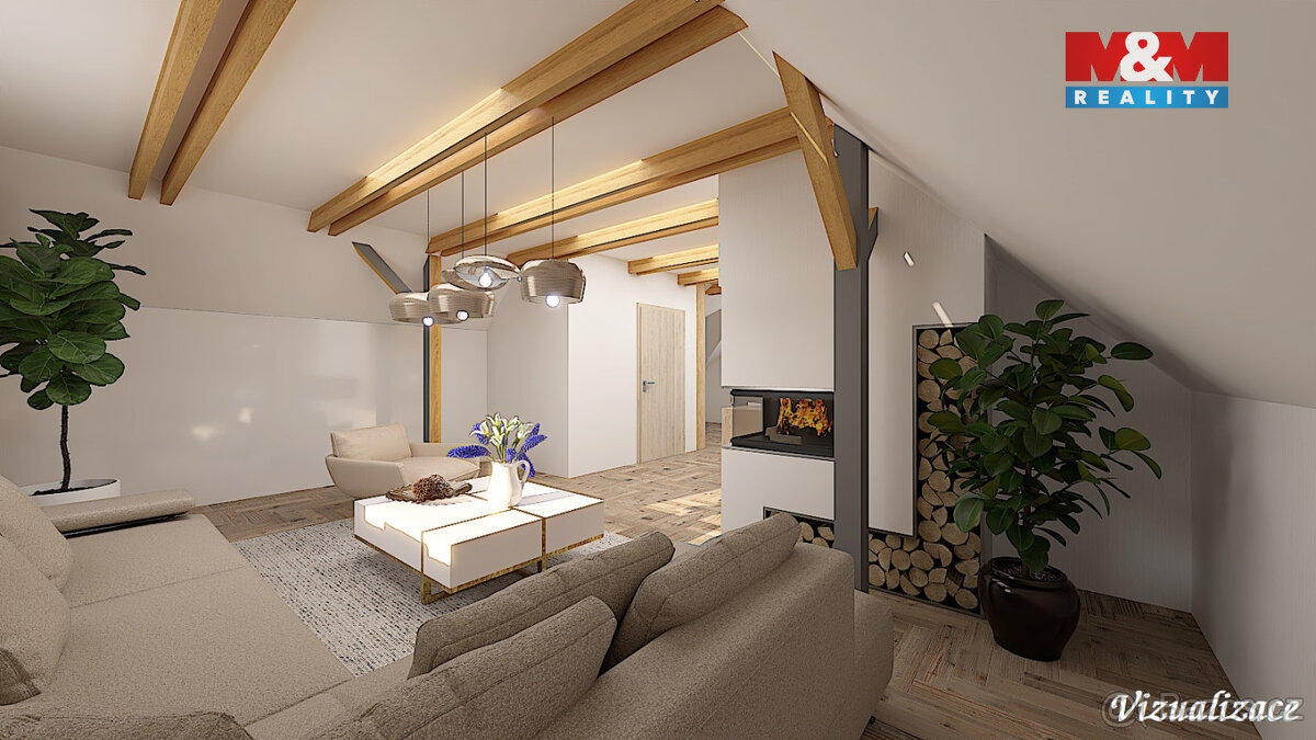 Prodej, rodinný dům, pozemek 2.490 m2, Strašín, Lazny - 15