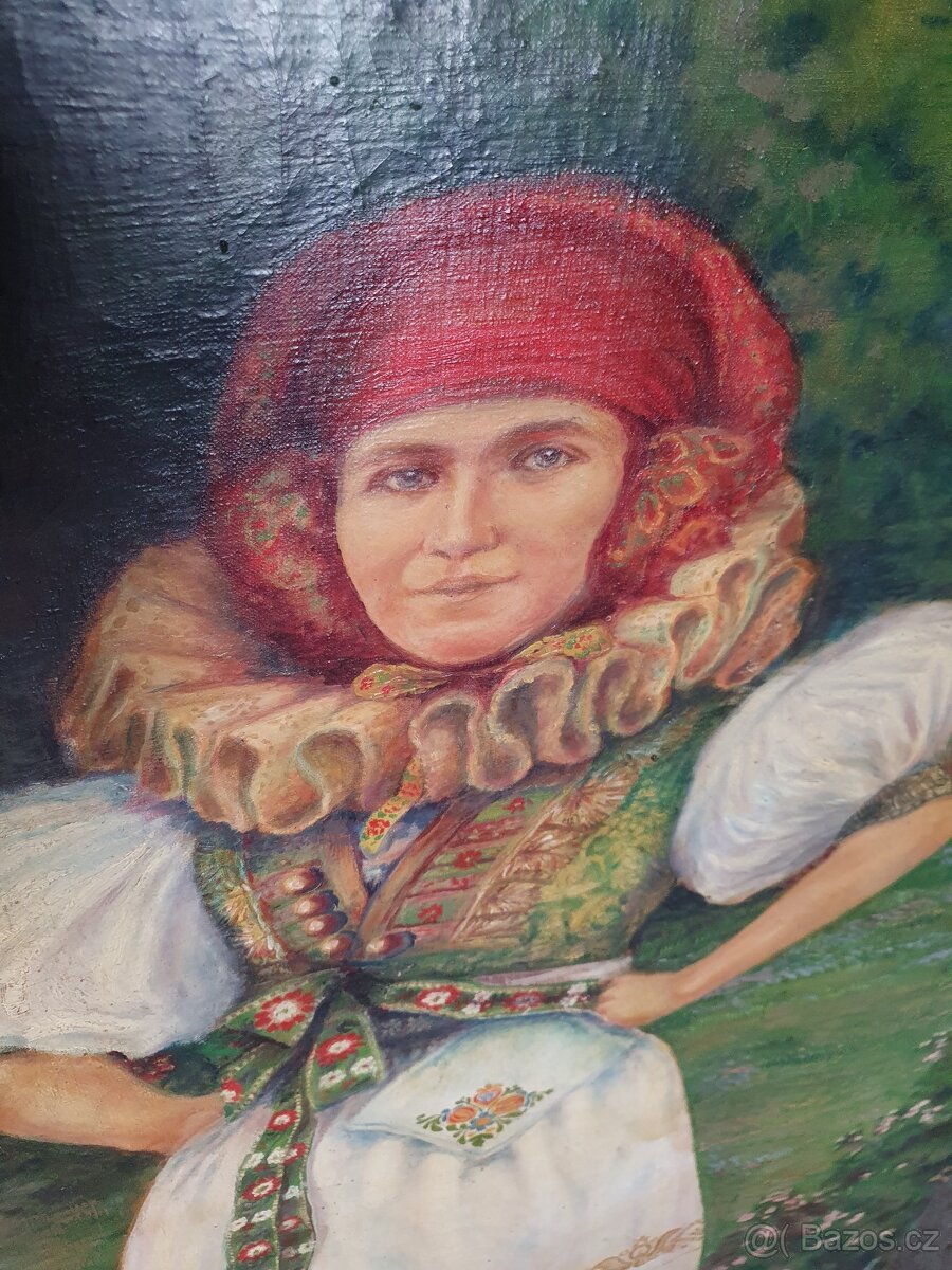 Obrazy staré olej - 15