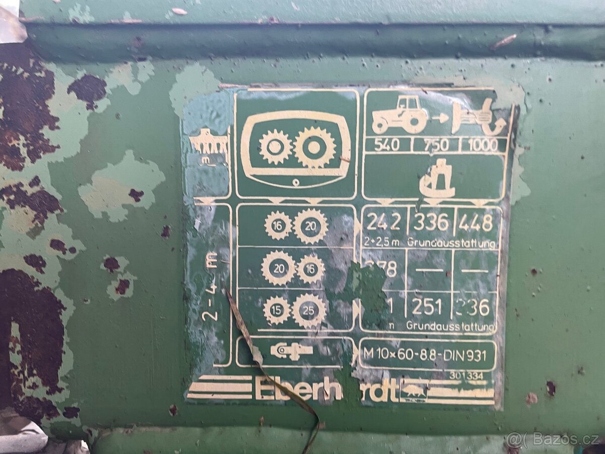 Prodám secí kombinaci 3m - 15