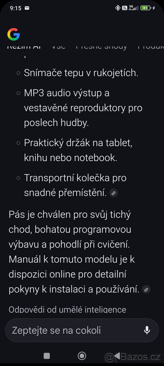 Běžecký pás - 15