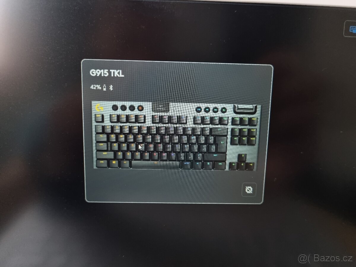 Mechanická klávesnice Logitech G915 TKL GL Tactile - 15