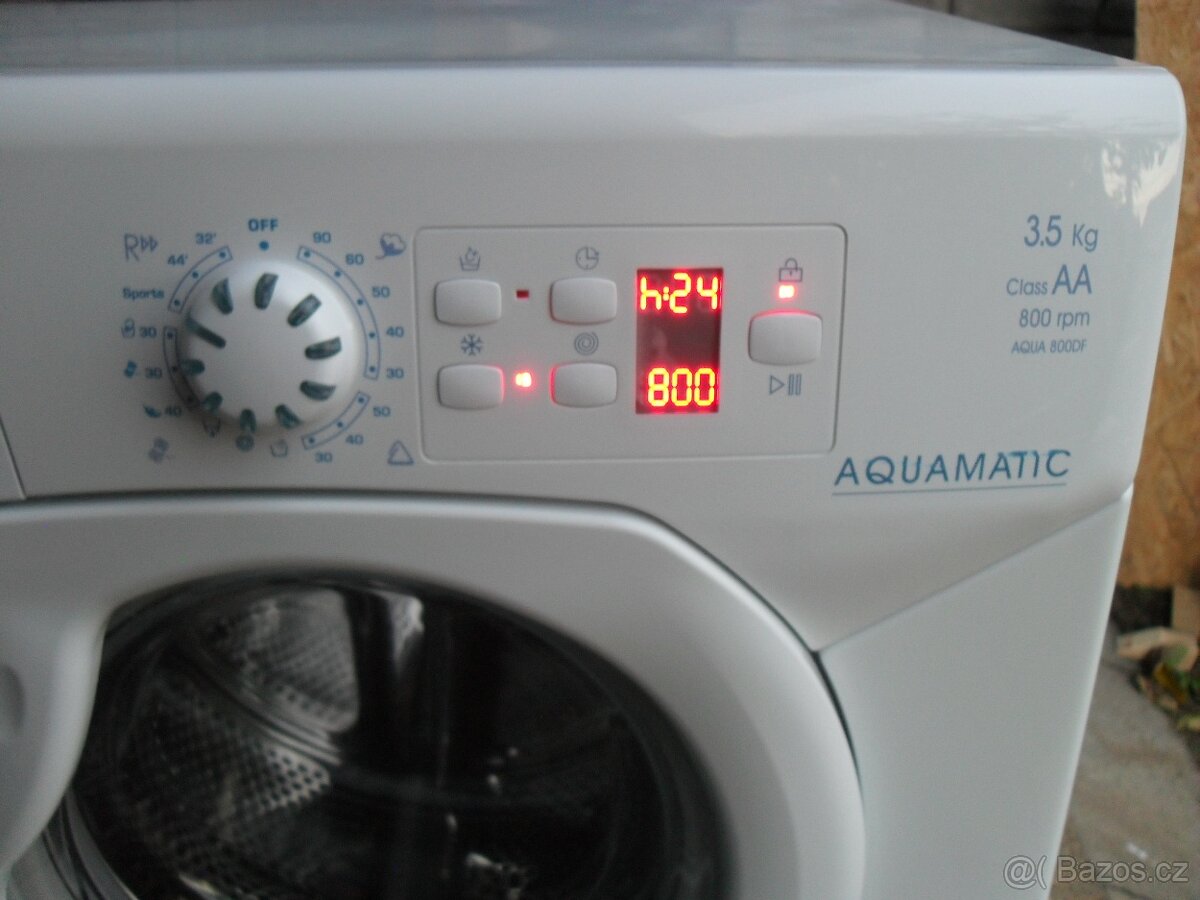 MALÁ/MINI PRAČKA CANDY 3,5KG, LCD, NEREZ BUBEN, FUZZY LOGIC - 15