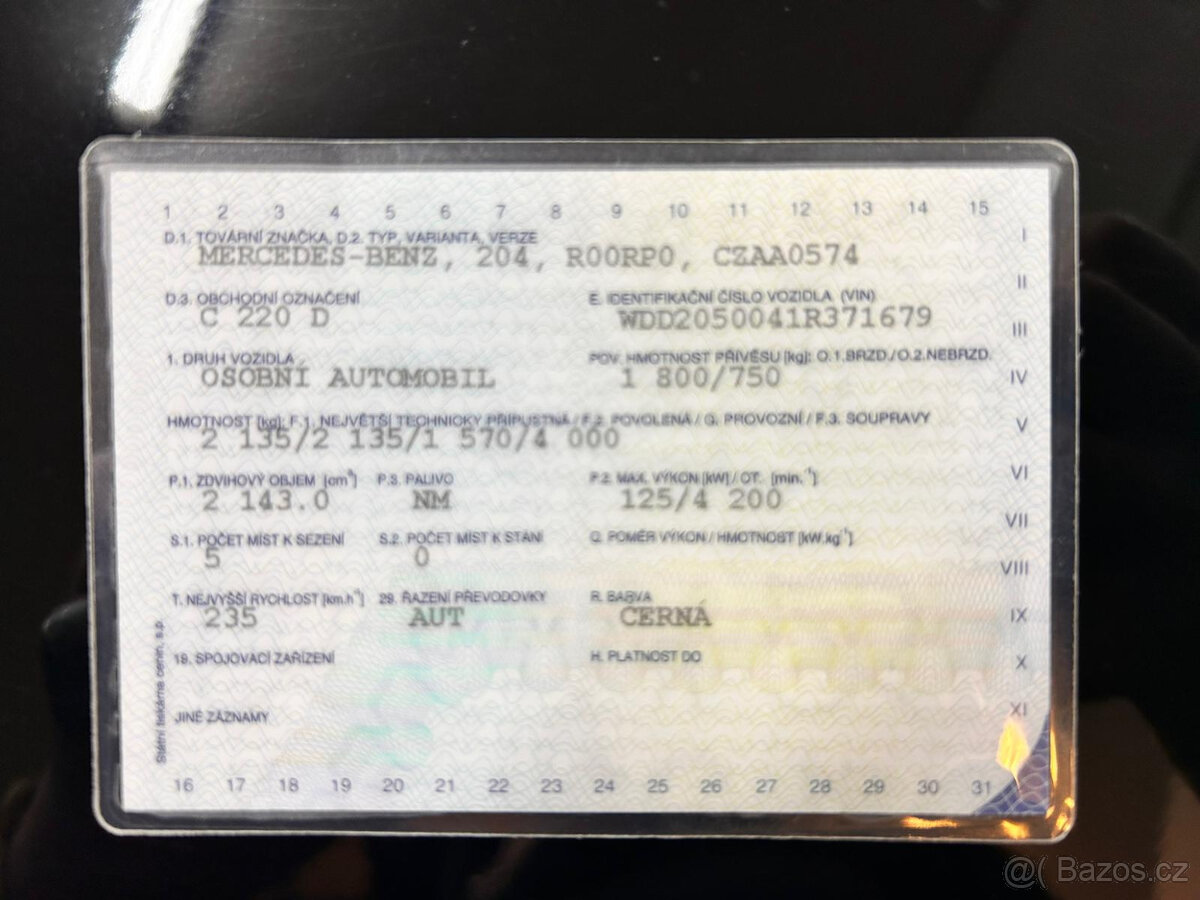 Mercedes-Benz Třídy C, C220 Designo - odpočet DPH - 15