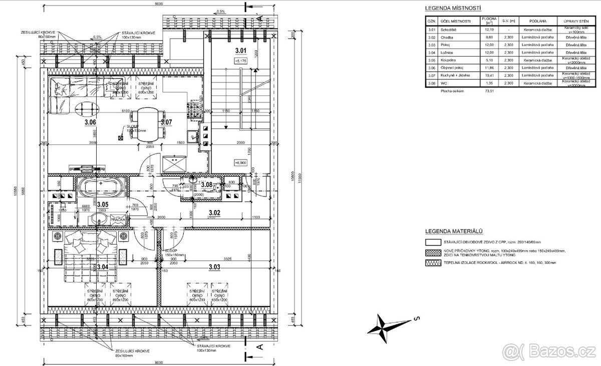 Prodej id. 1/2 rodinného domu, Prostějov - 15