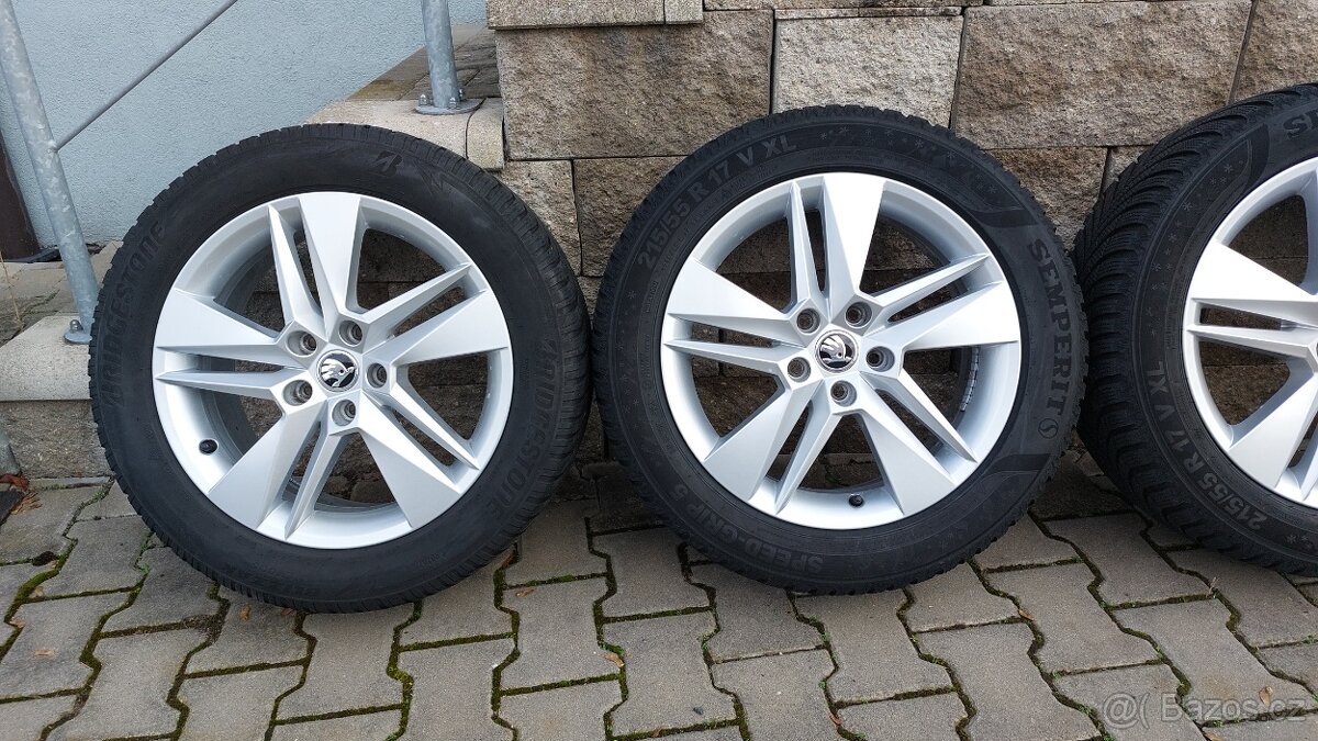 Zimní alu Kola 5x112 r17 Markab škoda Superb III - 15