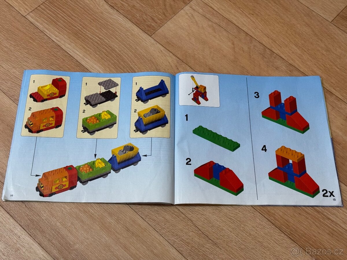 LEGO DUPLO 10508 - nákladní vlek DELUXE kompletní TOP STAV - 15