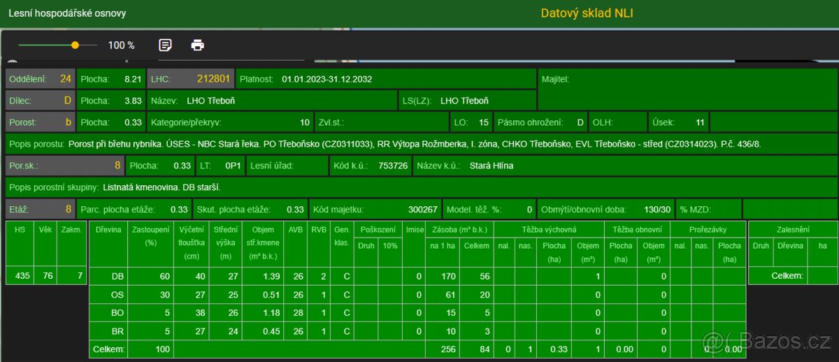 Prodám pozemky v katastrálním území Stará Hlína - 15