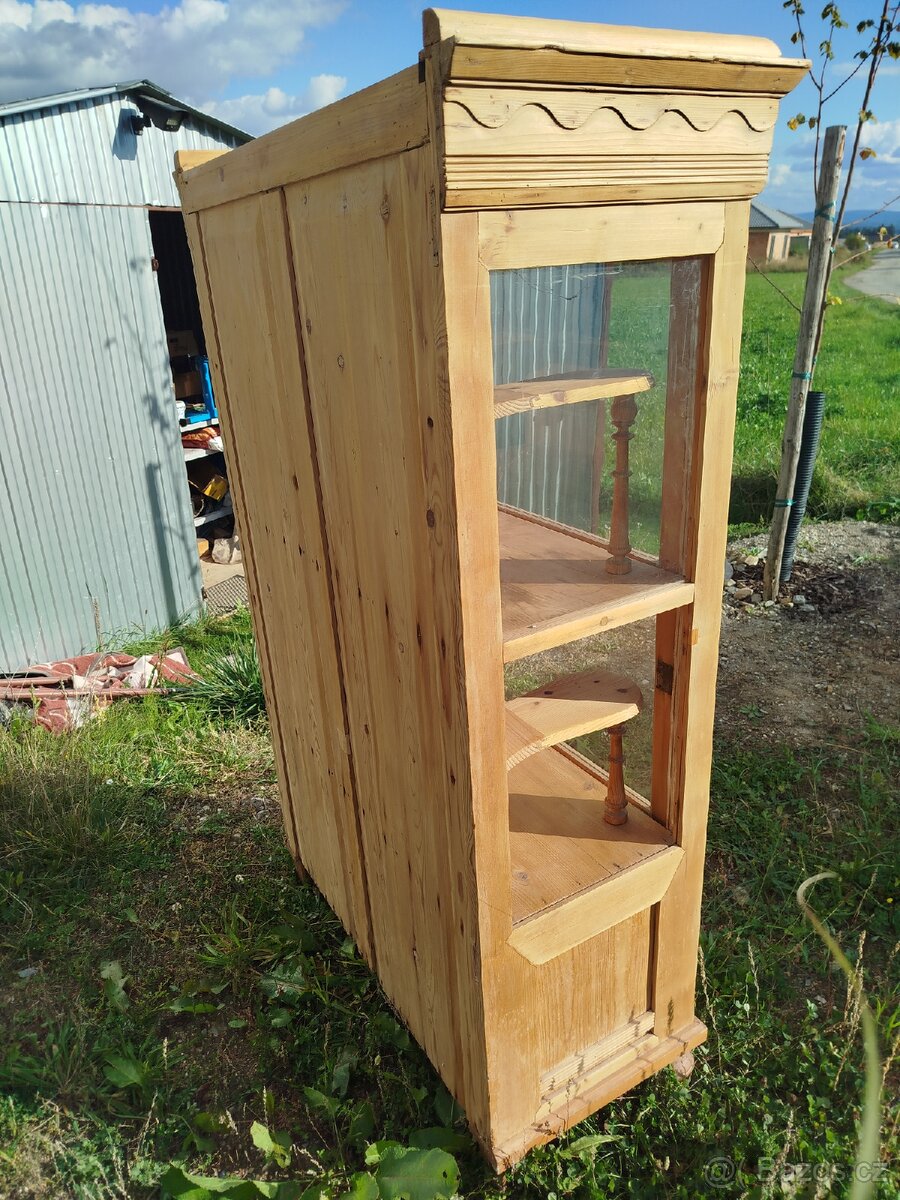 Starožitný skleník / vitrína / velice pěkná - 15