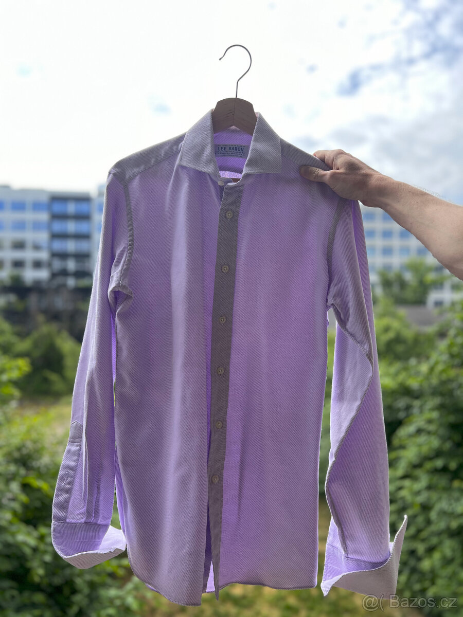 Oblek a dvě košile od krejčího Lee Baron z Hongkongu - 15