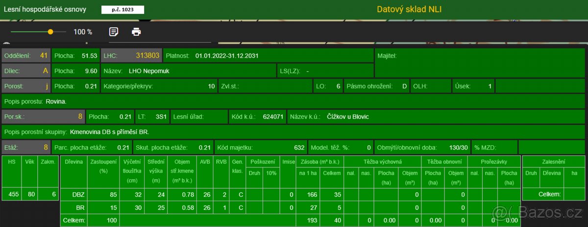 Prodáme pozemky v k.ú. Čížkov u Blovic - 15