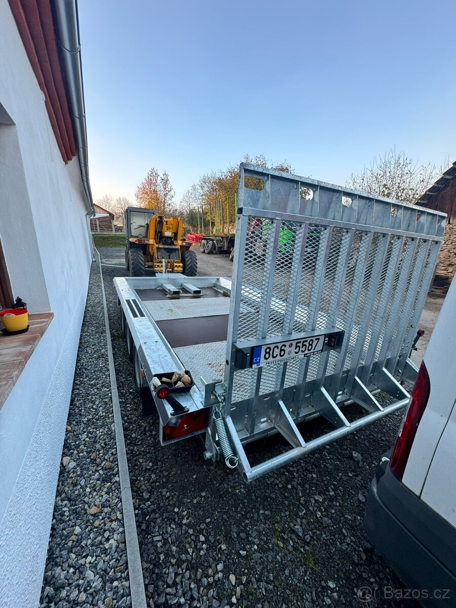 Přívěsný vozík Martz BAU 350/3 3500kg NA PŘEPRAVU BAGRŮ - 15