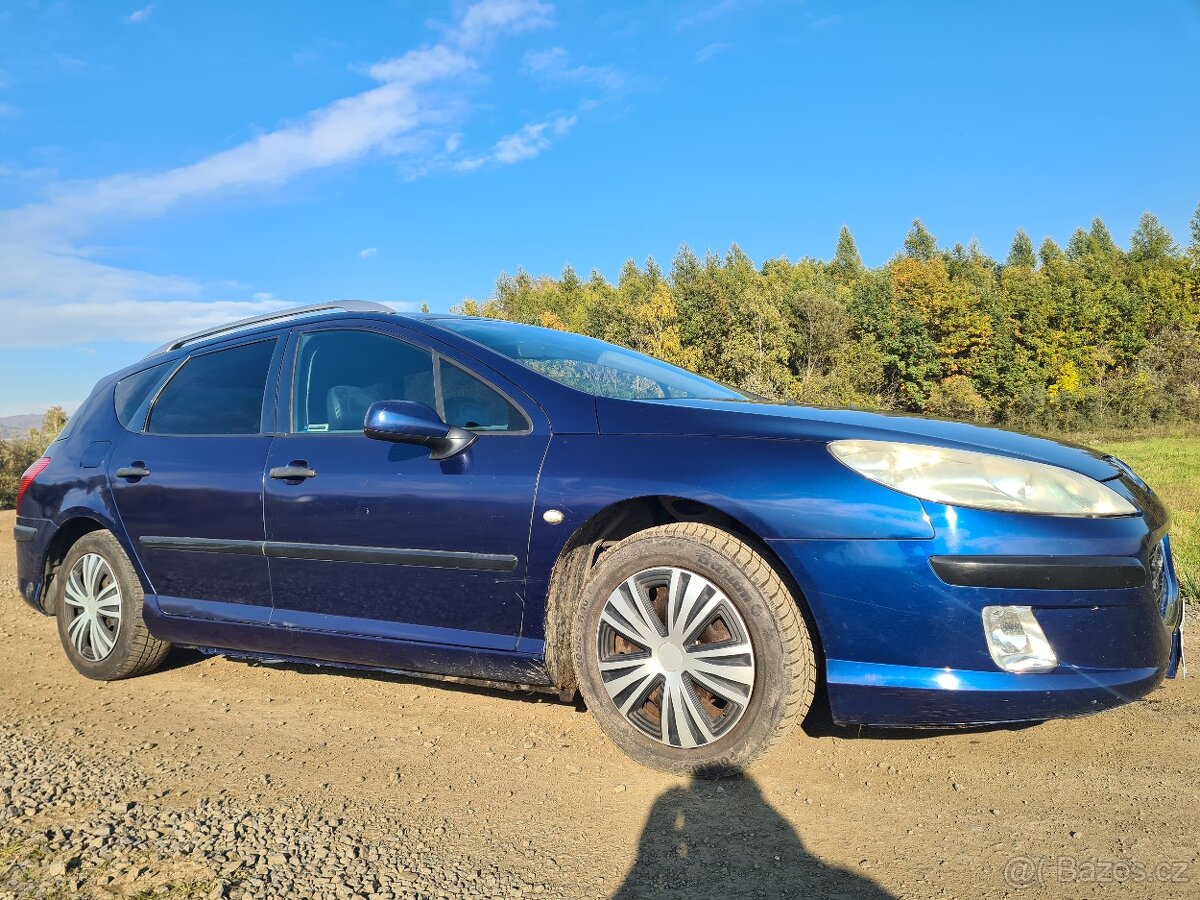 Peugeot 407 SW LPG 2.0 100kw,,bez koroze,Polokůže - 15