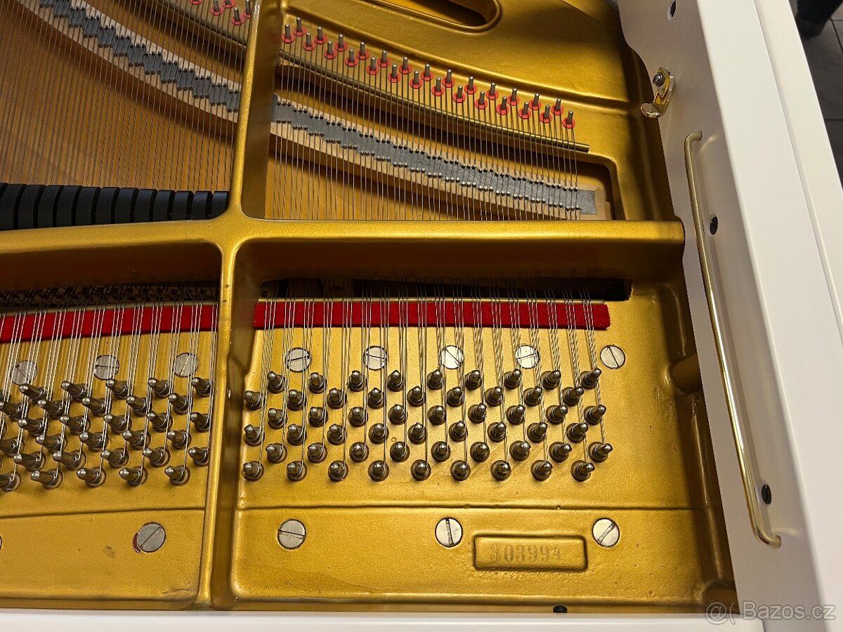 Bílý klavír Petrof mod. IV po opravě se zárukou 5 let - 15