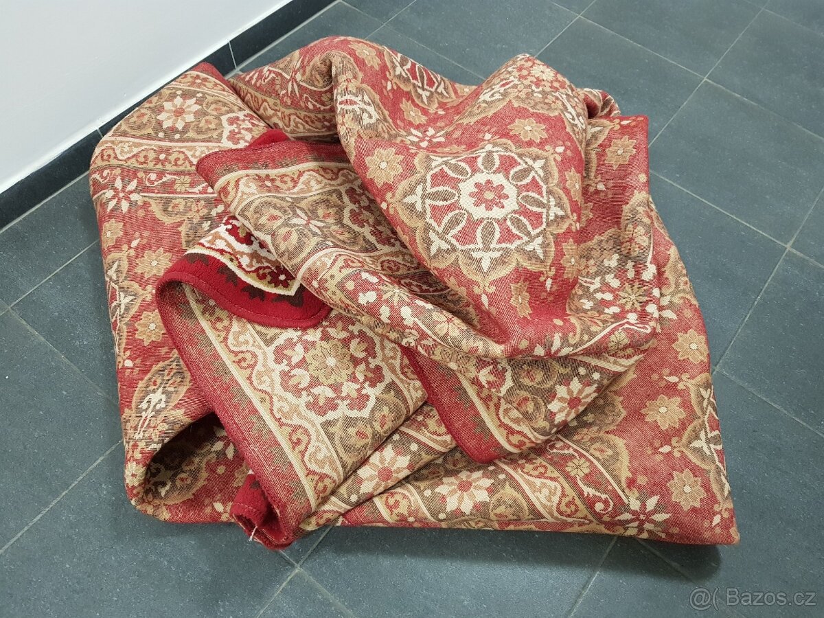 starý mongolský koberec 1966, jemně tkaný 300x200 - 15