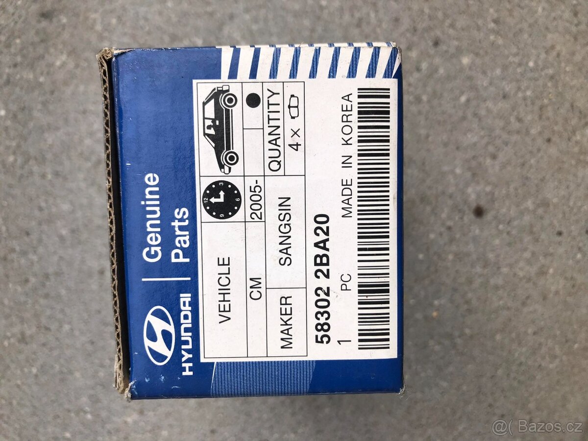 Brzdové destičky Hyundai a Kia - 15