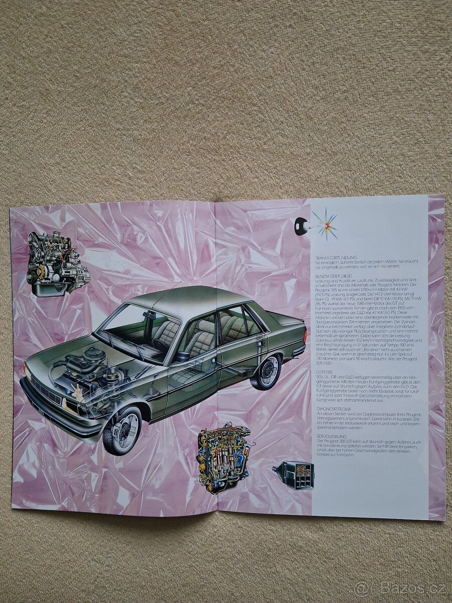 Peugeot 305-PLAKAT-MANUAL-PROSPEKT - 15