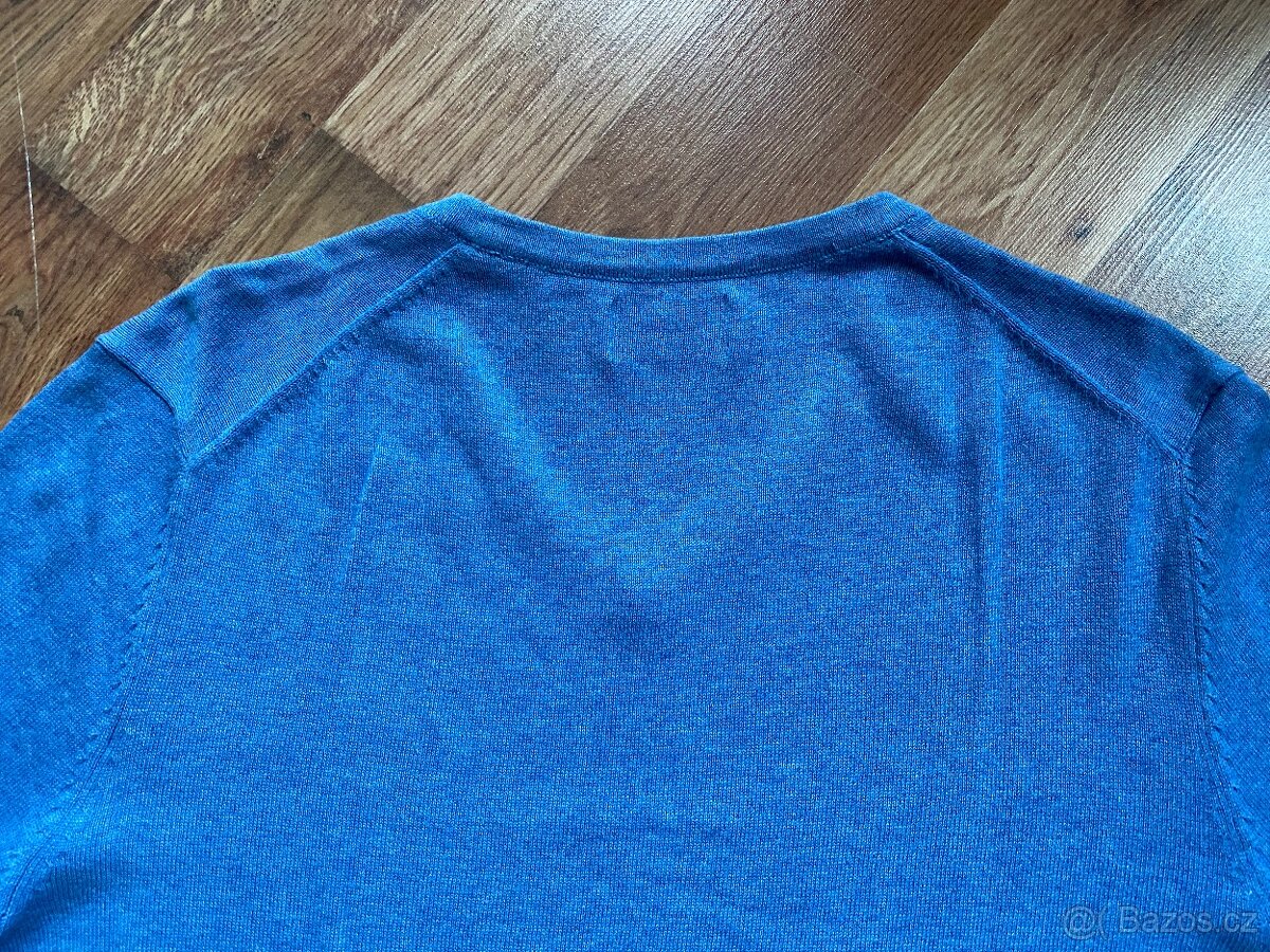 Nový pánský bavlněný svetr C&A do "V" - L - 15