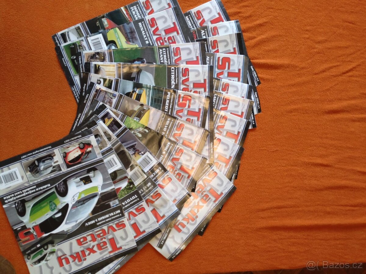 Modely aut TAXI 93 kusů POUZE KOMPLET - 15