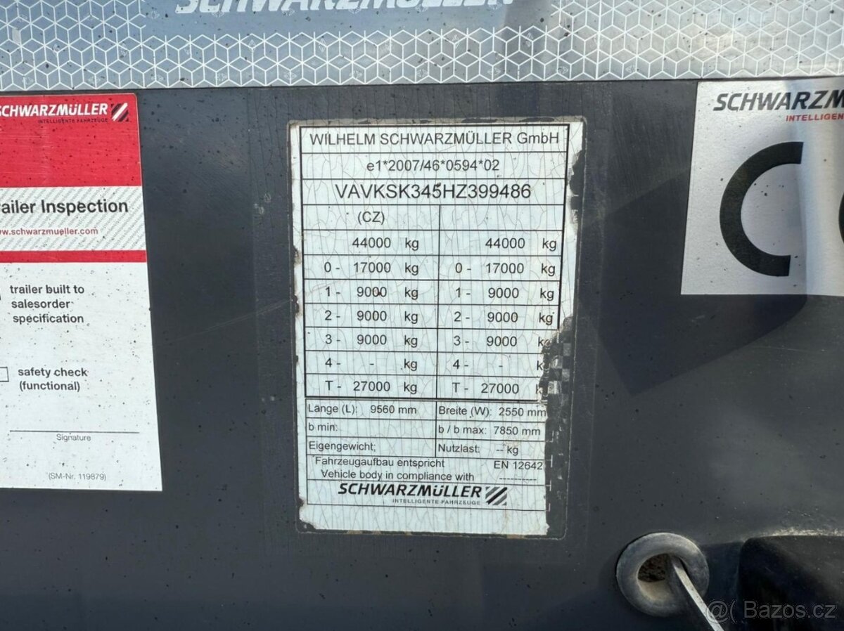 Schwarzmuller KIS -3/E ,ČR 2017/9486/ - 15