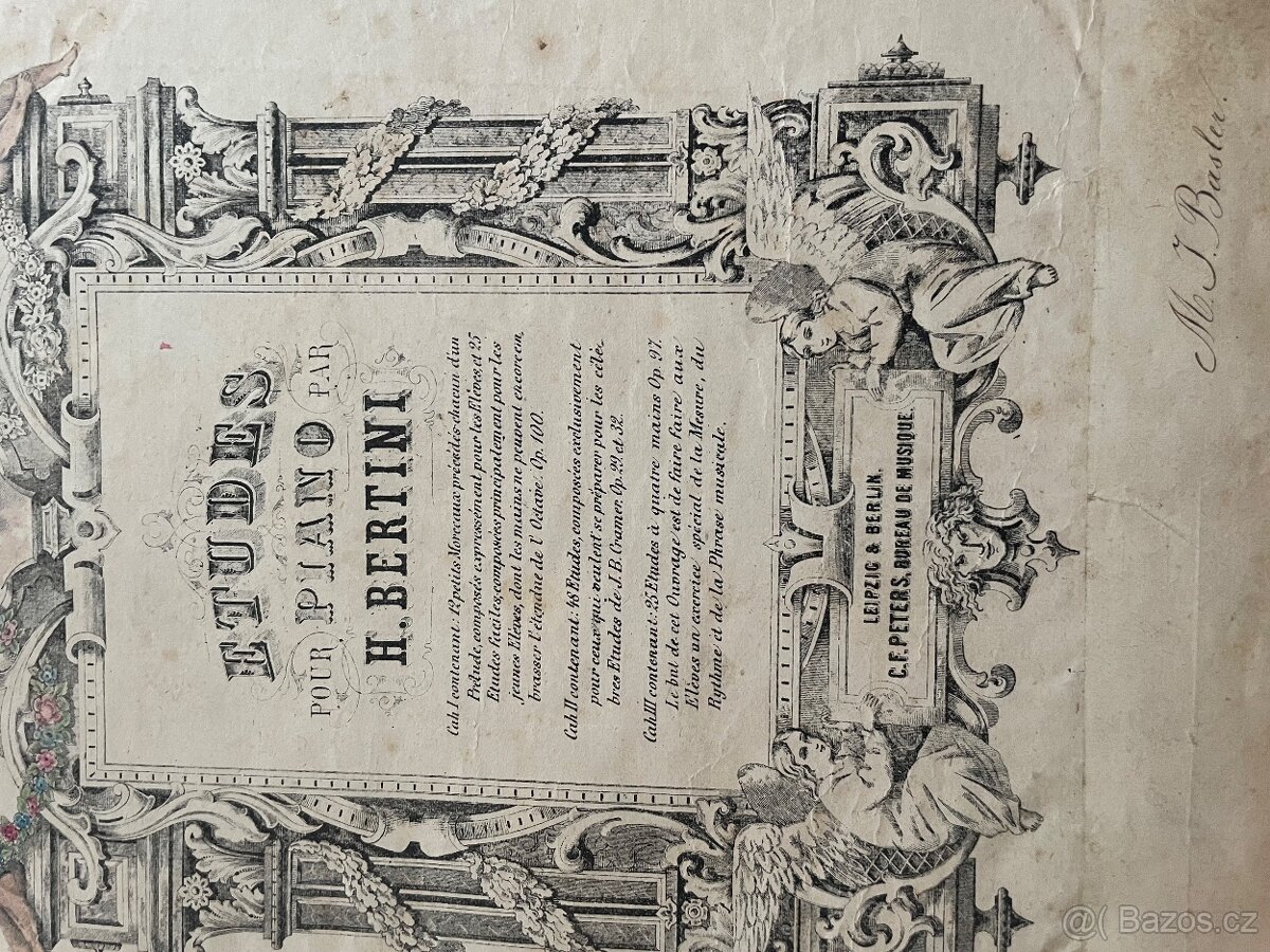 Staré noty- klavír,housle - 15