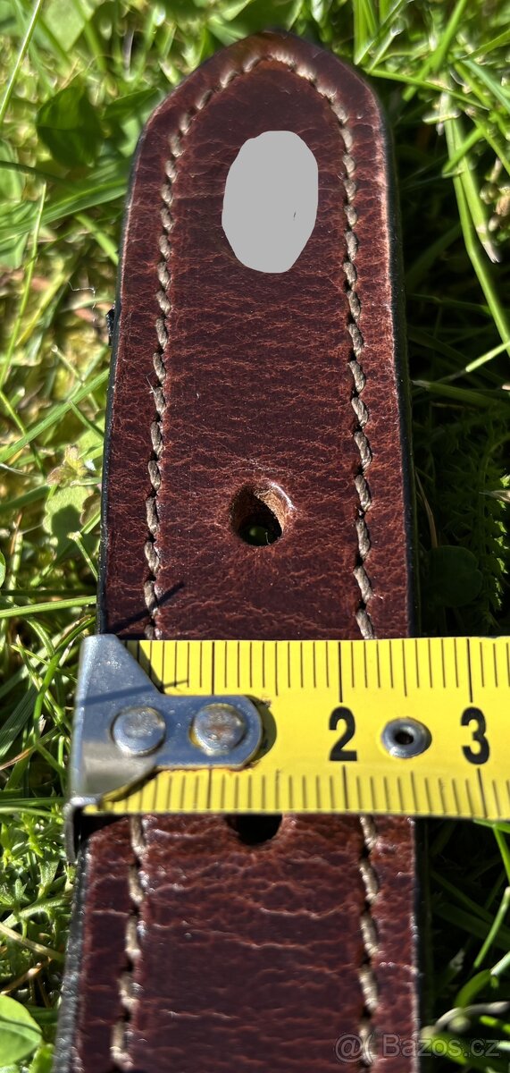 Kožený psí obojek bez připojení na vodítko, náhrdelník MIX - 15