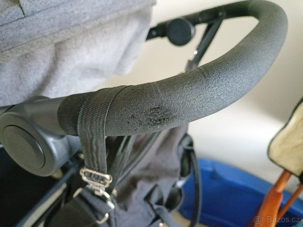 Kinderkraft Prime Lite šedý 2v1 2020 + příslušenství - 15