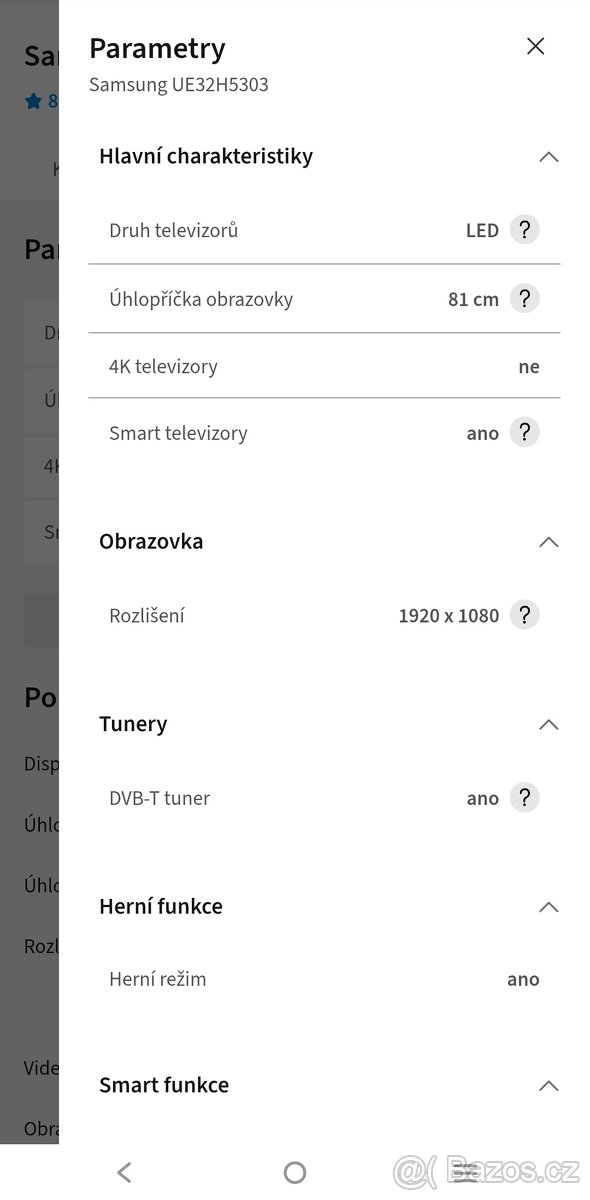 Televize Samsung 32" - 15