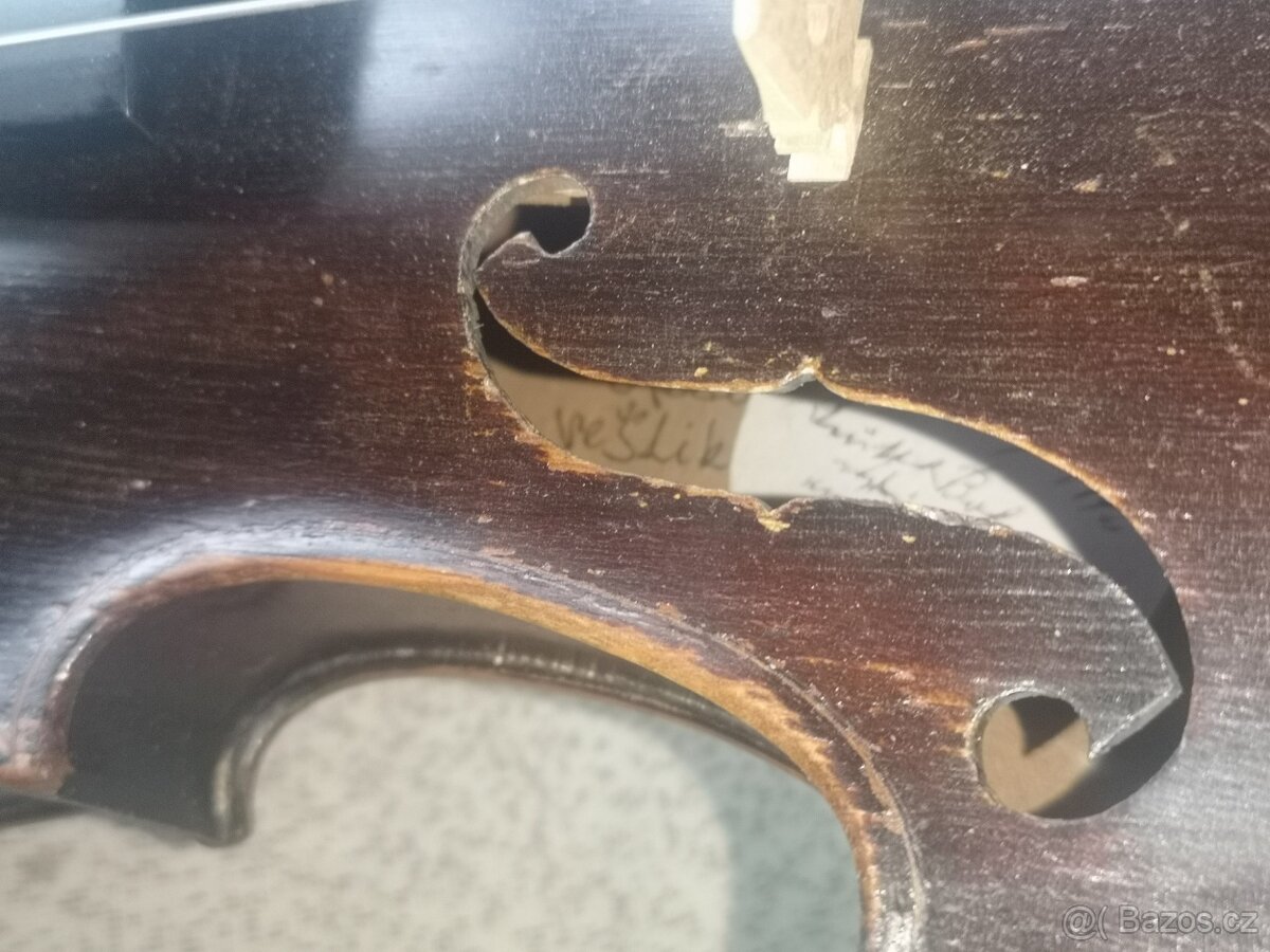 nabízím stoleté černé housle po renovaci - ČTĚTE - 15