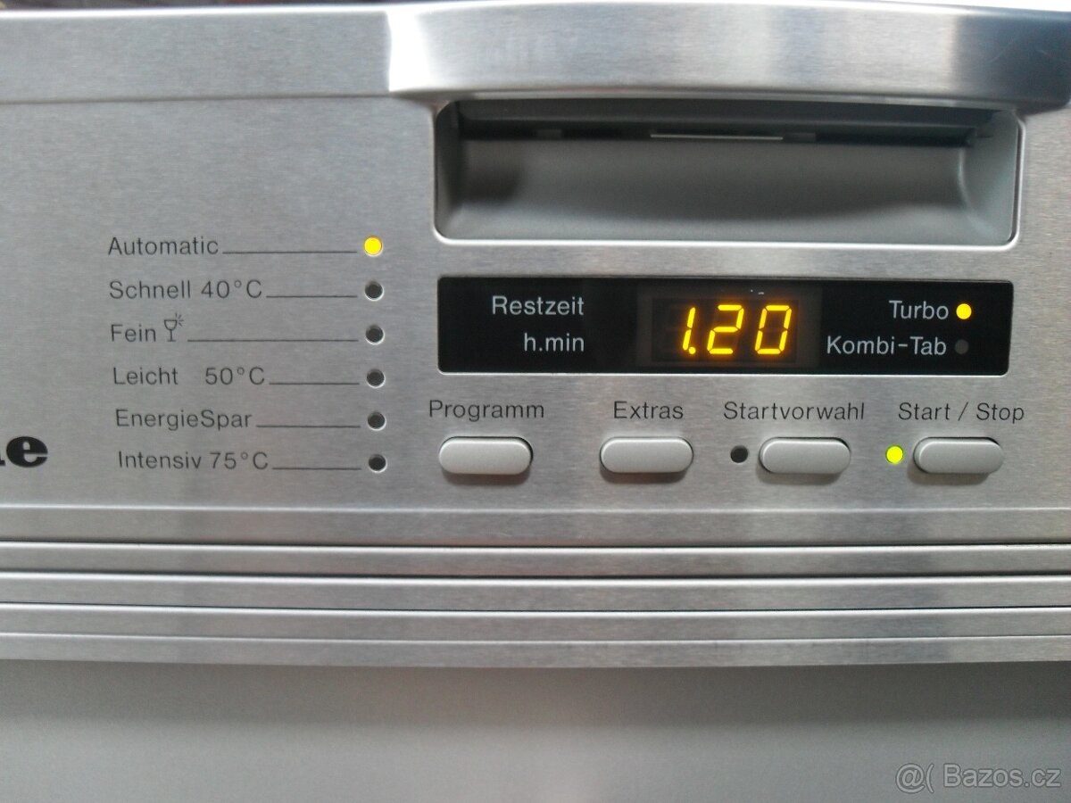 VESTAVNÁ MYČKA MIELE,LUXUSNÍ ZNAČKA,NEREZ,LCD,TURBO.tř.A+ - 15