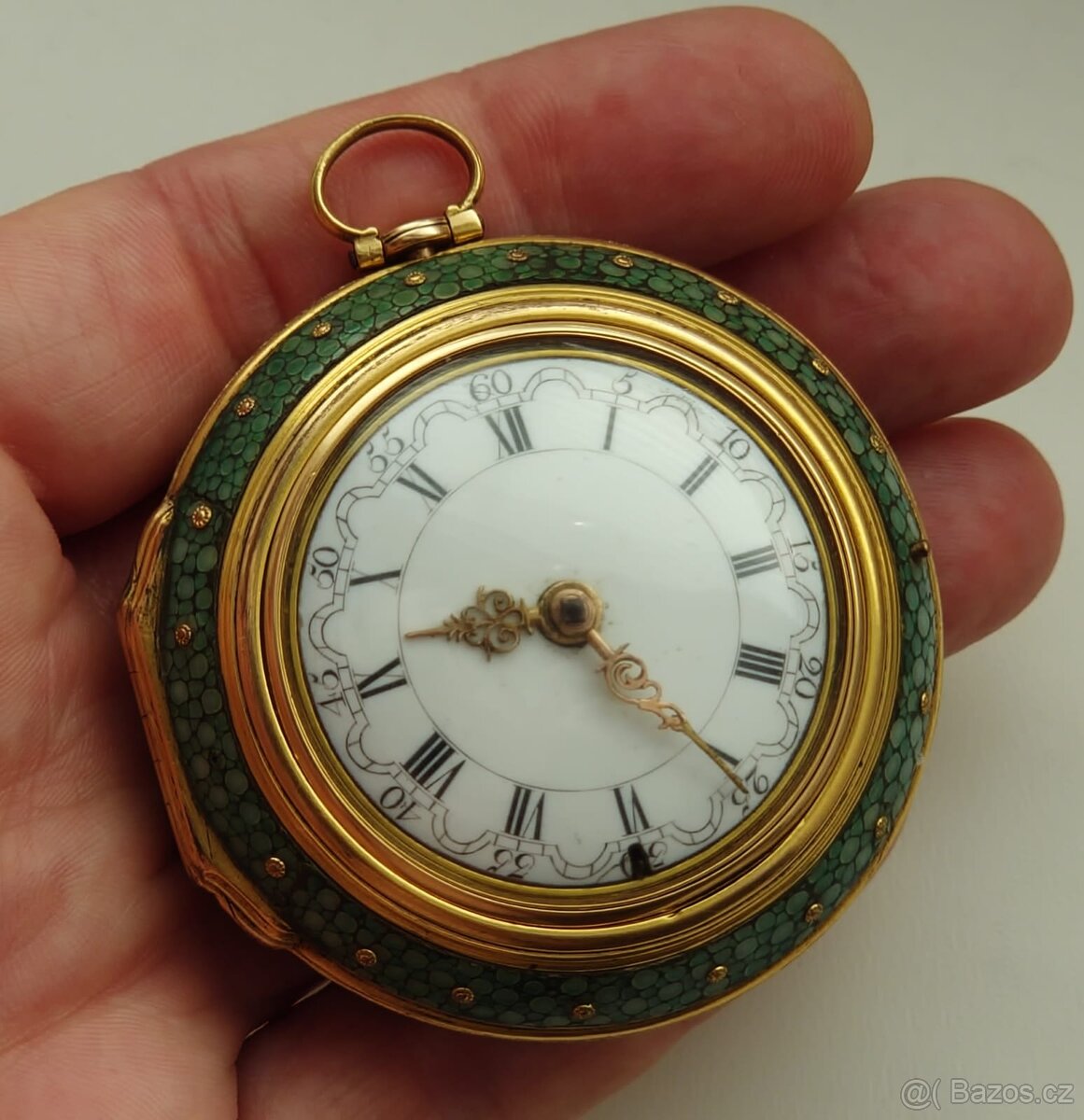 Zlaté kapesní hodinky špindlovky - 15