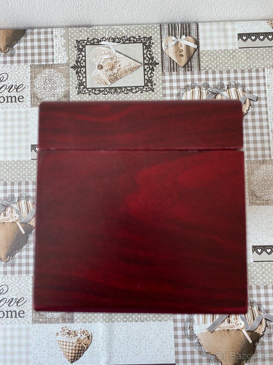 Nový dřevěný box na víno s příslušenstvím - 15