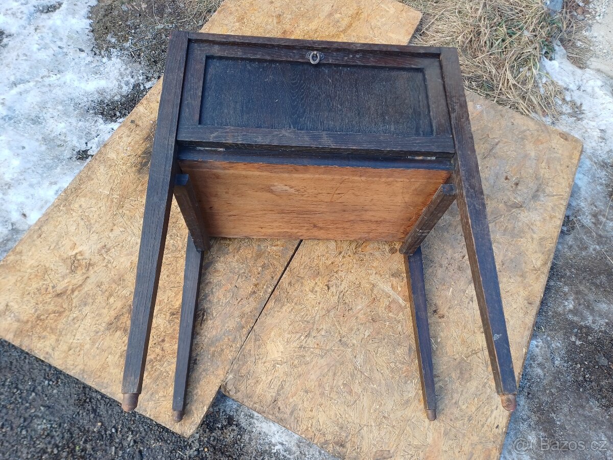Starožitný servírovací stolek - 15