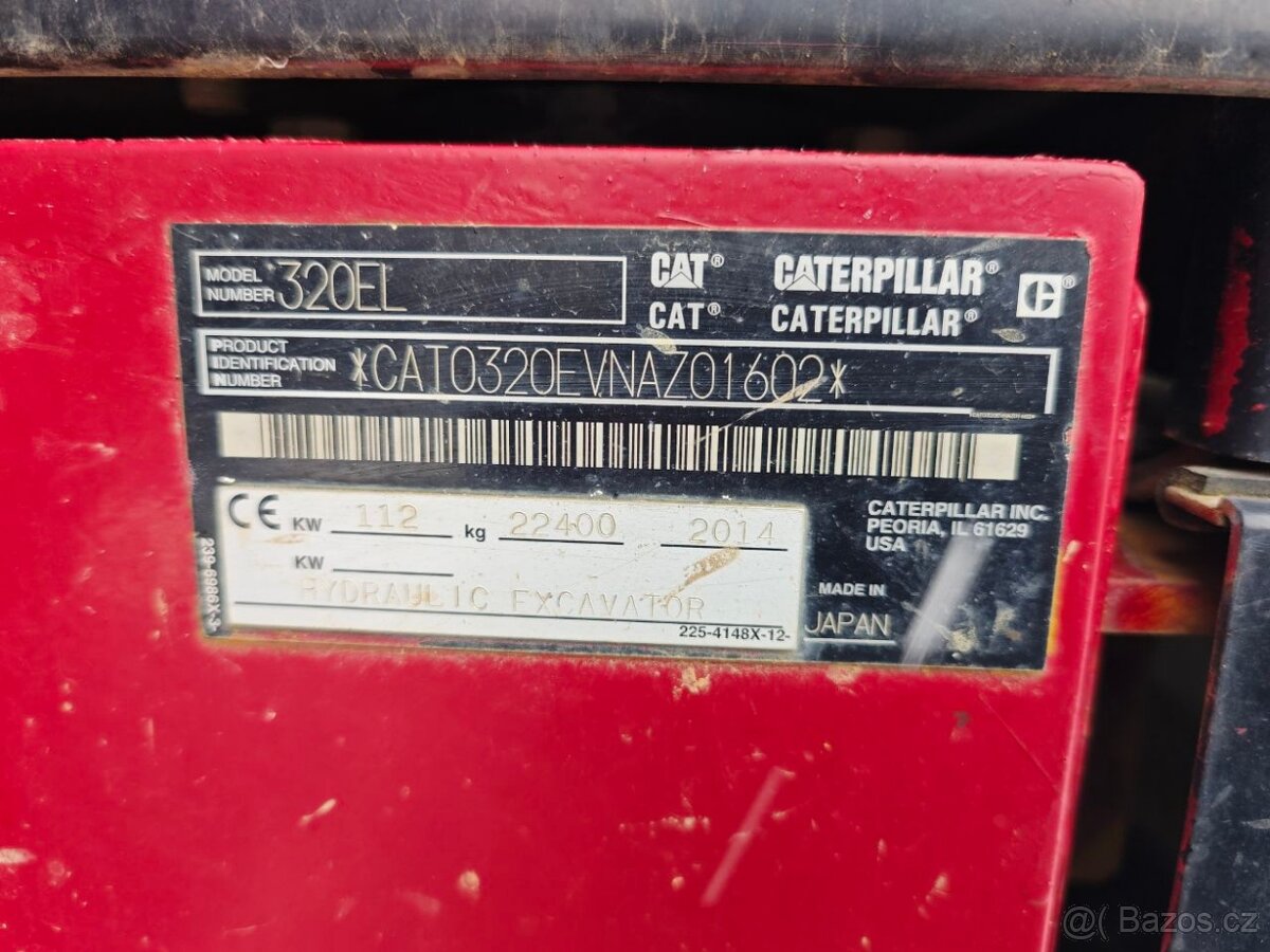 Pásový bagr Caterpillar CAT 320EL - 15