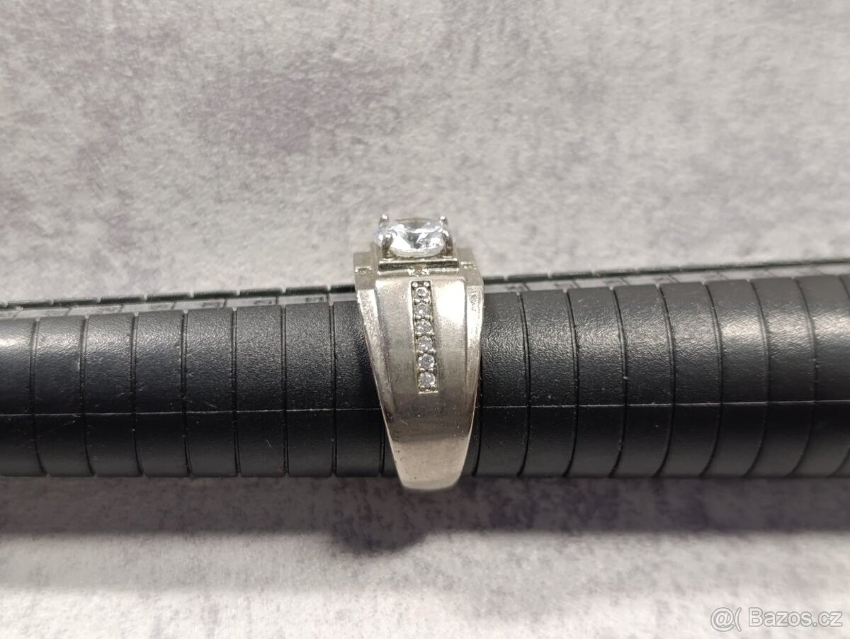 Krásný velmi starý pánský prsten velikost 64 - 15