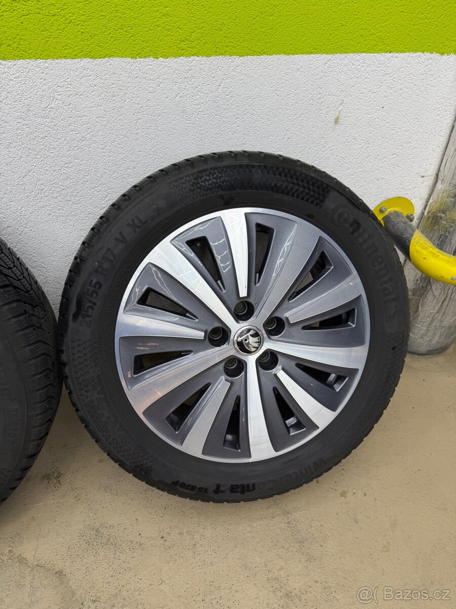 Prodám zimní pneu +alu - 15