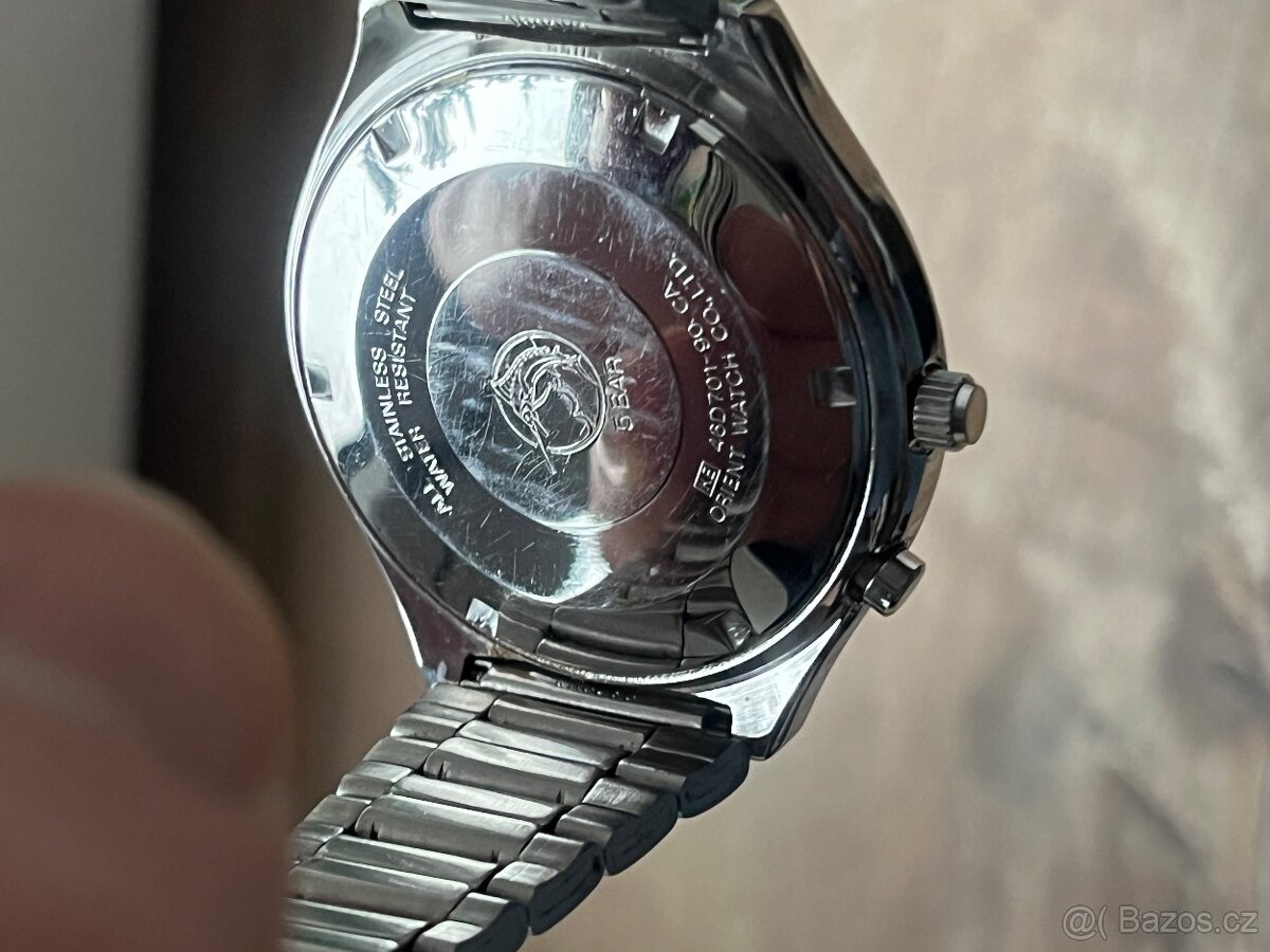 Hodinky Orient / vecny klendar sedy ciselnik - 15