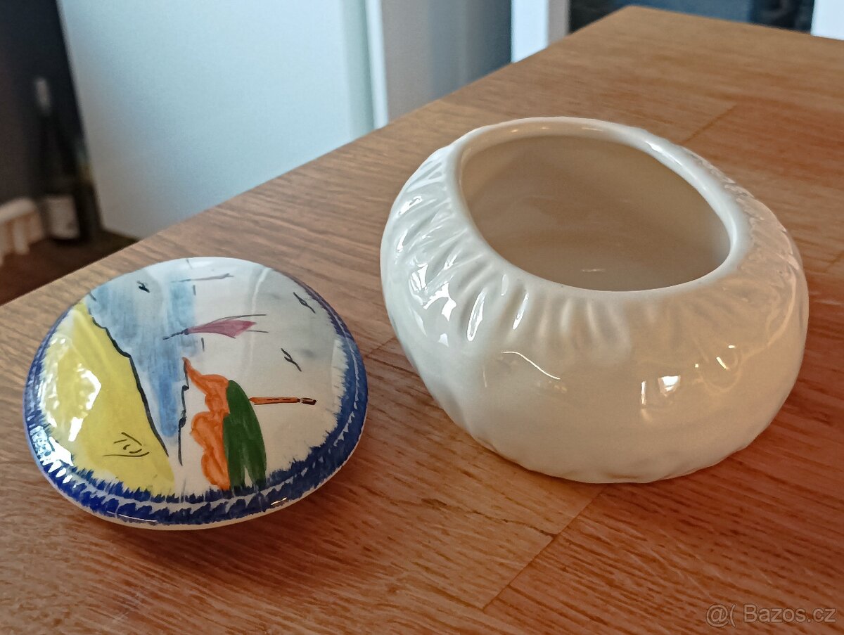 RUČNĚ MALOVANÁ DÓZA TESSIER FRANCIE - 15