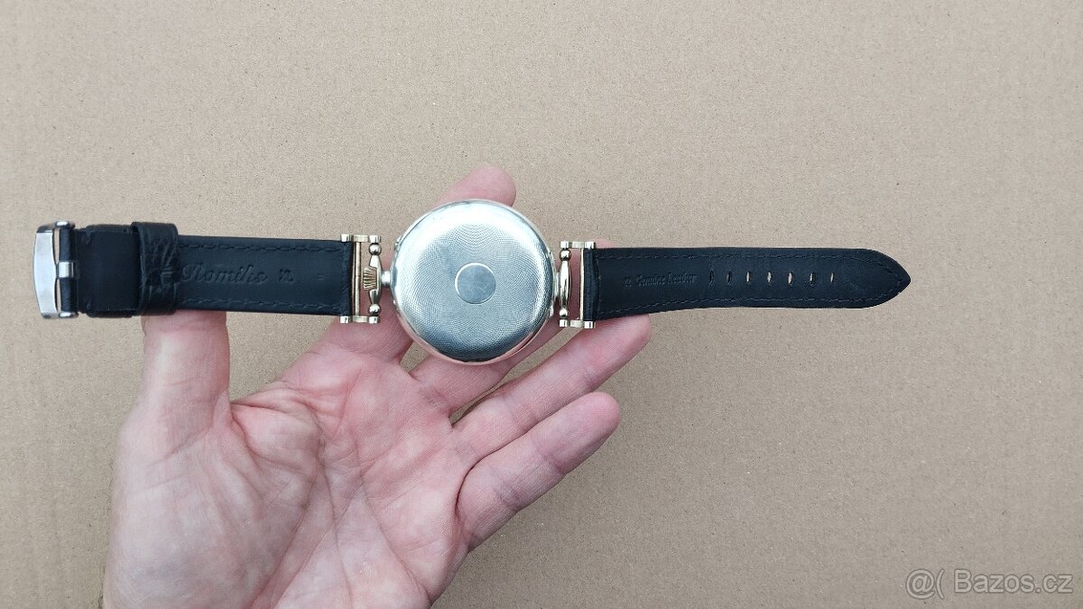 Krásné starožitné stříbrné hodinky IWC Schaffhausen, medaile - 15