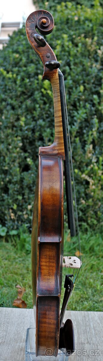 Celé starožitné německé housle z poloviny 19 století - 15