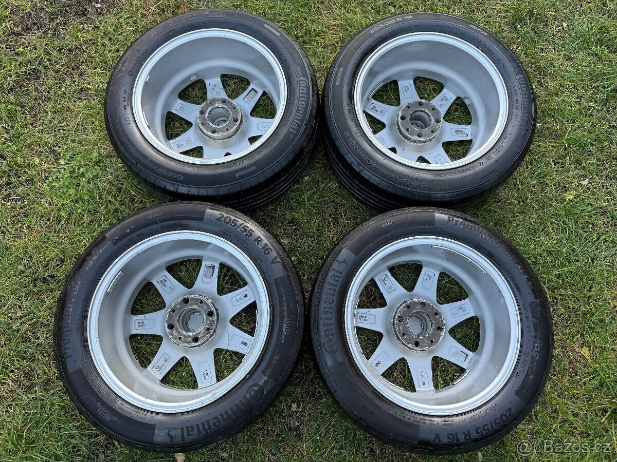 Kompletní letní Alu kola RONAL - 205/55 R16 - 4x108 - 15